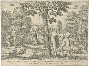 The Fall of Man by Symon Novelanus (attributed to)
