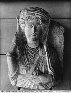 Funerary relief of a female figure, from Palmyra, Syria