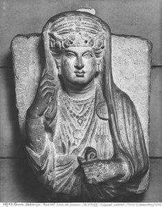 Funerary relief of a female figure, from Palmyra, Syria by Syrian School