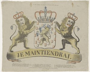 On the Coat of Arms of His Majesty William the First by T.L. Thompson