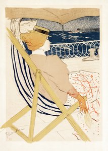 The Passenger of 54 (1896) by TOULOUSE LAUTREC
