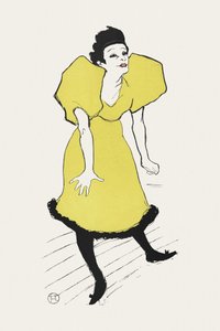 Portrait of Comedienne Polaire on Stage (1895)