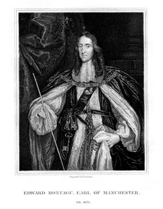 Edward Montagu, 2nd Earl of Manchester, English Soldier, 1828 by T. A. Dean
