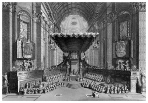 Canonization of Saints in St Peters Church, Rome by T. Brown