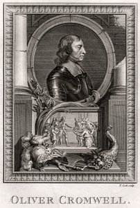 Oliver Cromwell by T. Cook