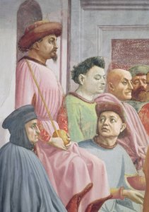 The Raising of the Son of Theophilus, King of Antioch (detail) by Tommaso Masaccio