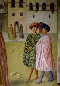 Two Florentine Gentlemen by T. & Masolino T. (1383-1447) Masaccio