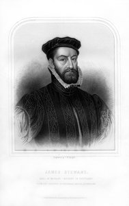 James Stewart, 1st Earl of Moray, Regent of Scotland, 1870 by T. W. Knight