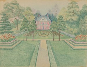 N.W. Stuyvesant Residence, c. 1936 by Tabea Hosier