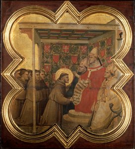 Life of Saint Francis of Assisi: Innocent III confirms the Franciscan rule in 1210