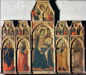 Virgin with Child with St. James the Major, St. John the Evangelist, St. Peter, and St. John the Baptist
