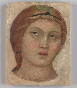 Head of an Angel in Full Face by Taddeo di Bartolo