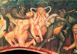 Hell (detail of the lustful)