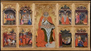 Saint Geminianus with scenes from his life, 1401