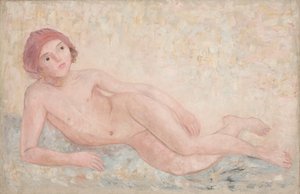 Nude of a Lying Girl by Tadeusz Makowski