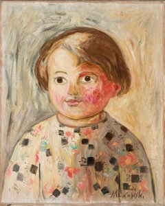 Girl with a Rosy Cheek by Tadeusz Makowski