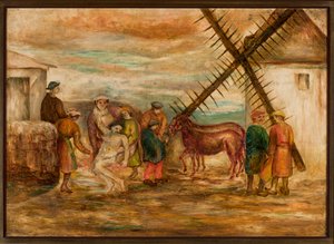 The Good Samaritan by Tadeusz Makowski