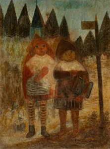 Return from School by Tadeusz Makowski