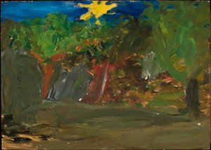Sun over the Garden by Tadeusz Makowski