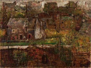 View of the City by the Water by Tadeusz Makowski