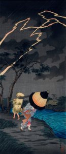Thunderstorm at Tateishi by Takahashi Hiroaki