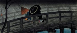 Rain on the Izumi Bridge by Takahashi Hiroaki