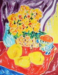 Bright Flowers and Lemons by Tamara Jare