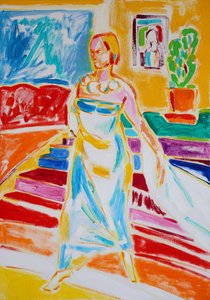 Self Portrait (after Gerhard Richter) by Tamara Jare