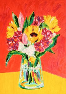 Vibrant Flower Bouquet by Tamara Jare
