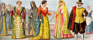 17th century Italian dress by Tancredi Scarpelli