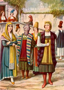 Costumes of the 19th Century, as Found in Greece, Argentina etc. by Tancredi Scarpelli