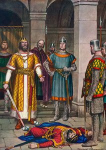 Death of Odoacer, Killed by Theodoric, King of the Ostrogoths by Tancredi Scarpelli