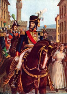 Joachim Murat entering Florence, 19 January 1801 by Tancredi Scarpelli