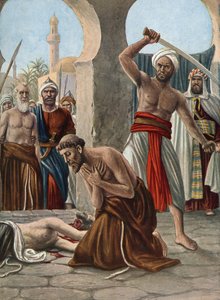 Martyrdom of Christian Missionaries in India by Tancredi Scarpelli
