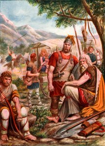 Ostrogoth Camp by Tancredi Scarpelli