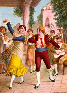 Spanish Dancers by Tancredi Scarpelli