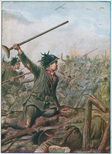 The Heroic Death of Enrico Toti by Tancredi Scarpelli