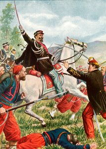 Victor Emanuel at the Battle of Solferino by Tancredi Scarpelli
