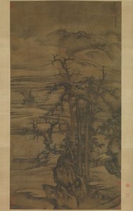 Landscape after a poem by Wang Wei by Tang Di