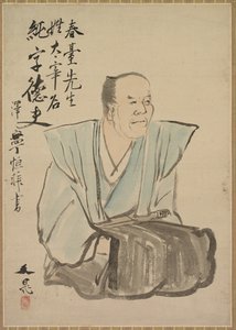 Imaginary Portrait of Shundai Dazai by Tani Bunch