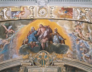 Fresco, Chapel of Guardian, Basilica of San Gaudenzio, Novara, Italy by Tanzio da Varallo
