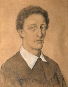 Portrait of the poet Alexander Blok by Tatyana Nikolaevna Gippius