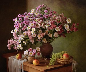 Autumn Floral Still Life by Tatyana Skorokhod