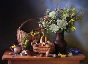 Autumn Harvest Still Life by Tatyana Skorokhod