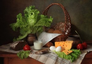 Fresh Rustic Still Life by Tatyana Skorokhod