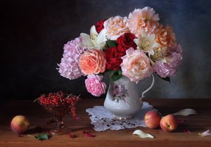 Lush Floral Still Life