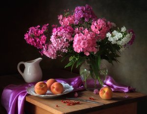 Vibrant Phlox and Peaches