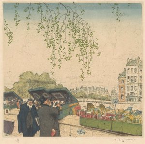 Bookseller on a Quay in Paris