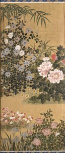 Flowers And Butterflies by Tawaraya Sotatsu