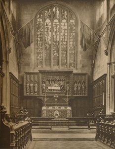 Chancel and East Window of St. Margarets, Westminster, c1935